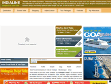 Tablet Screenshot of indialine.com